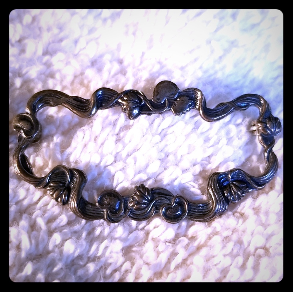 Unusual Vintage Silver Pin